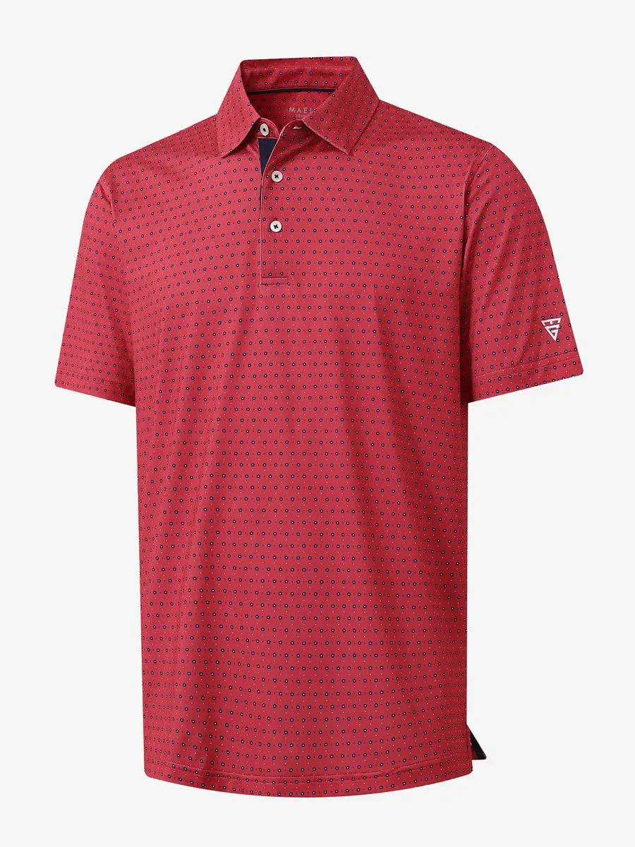 Performance Jersey Print Polo