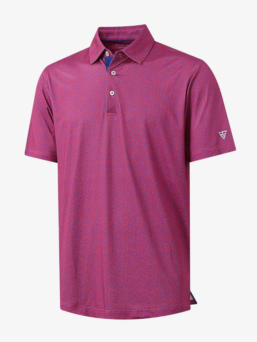 Performance Jersey Print Polo
