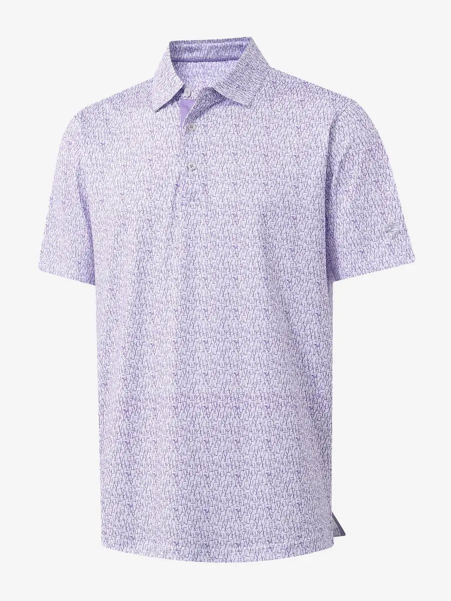 Performance Jersey Print Polo