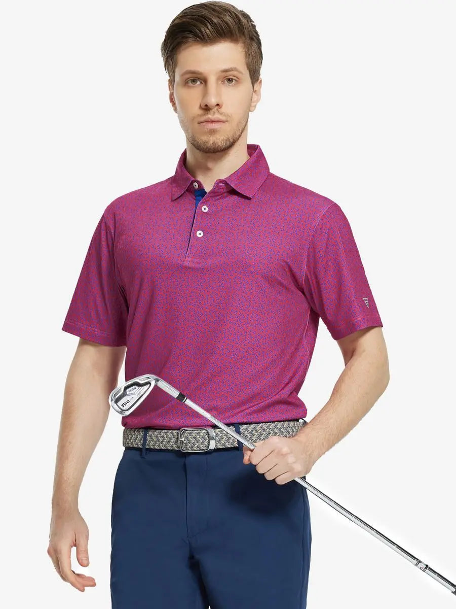Performance Jersey Print Polo