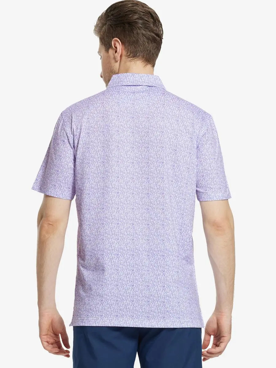 Performance Jersey Print Polo