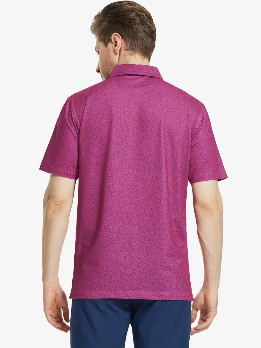 Performance Jersey Print Polo