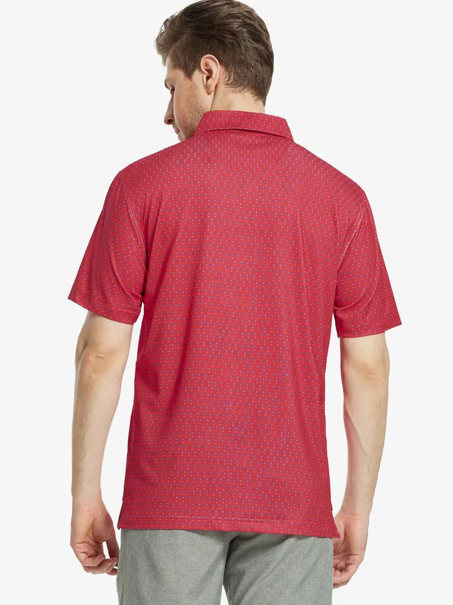 Performance Jersey Print Polo