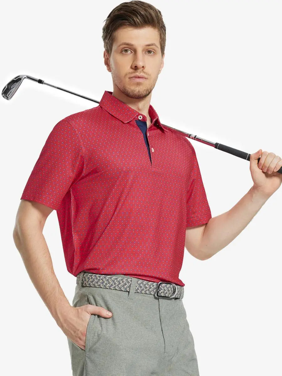 Performance Jersey Print Polo