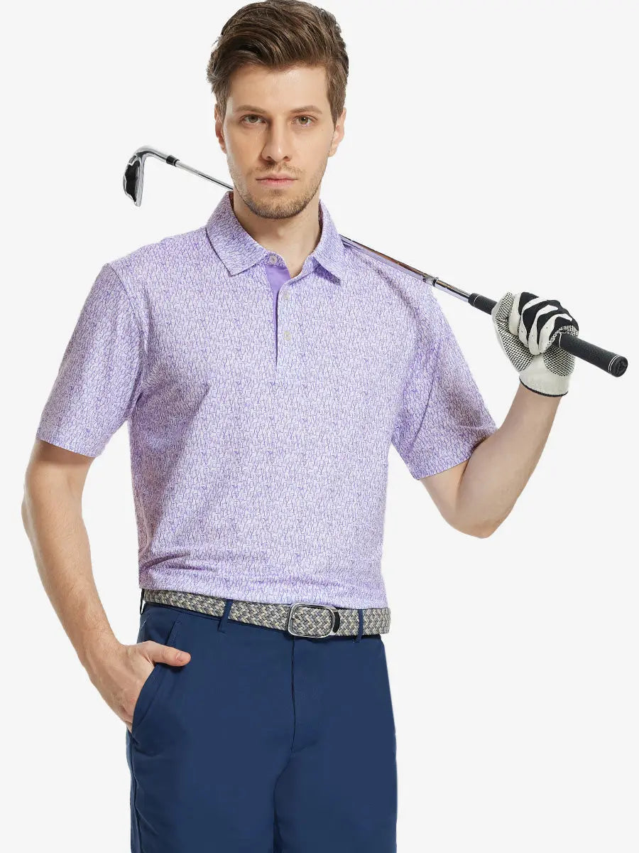 Performance Jersey Print Polo