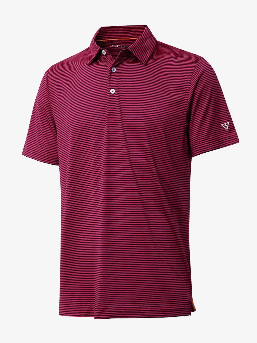 Cooling Stripe Golf Shirts