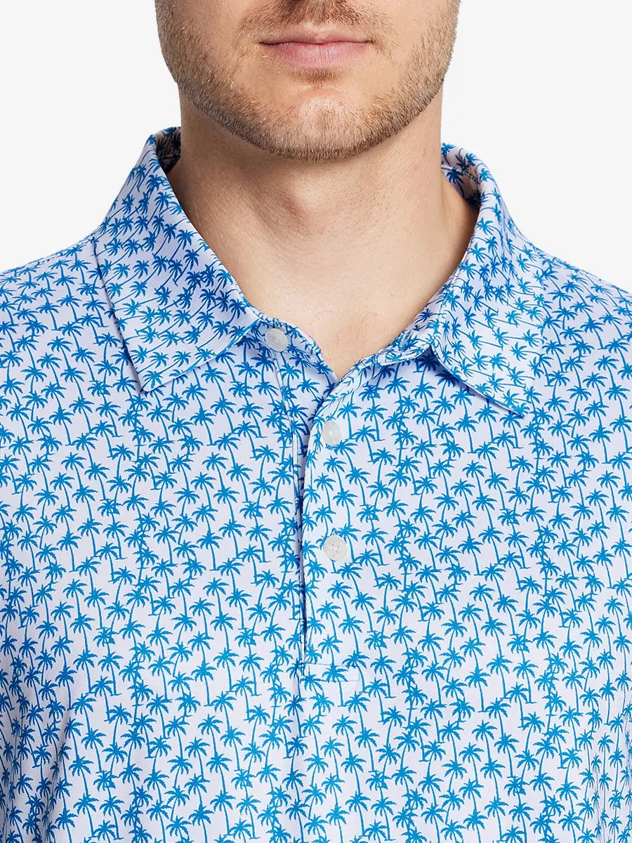 Performance Quick Dry Print Golf Polos
