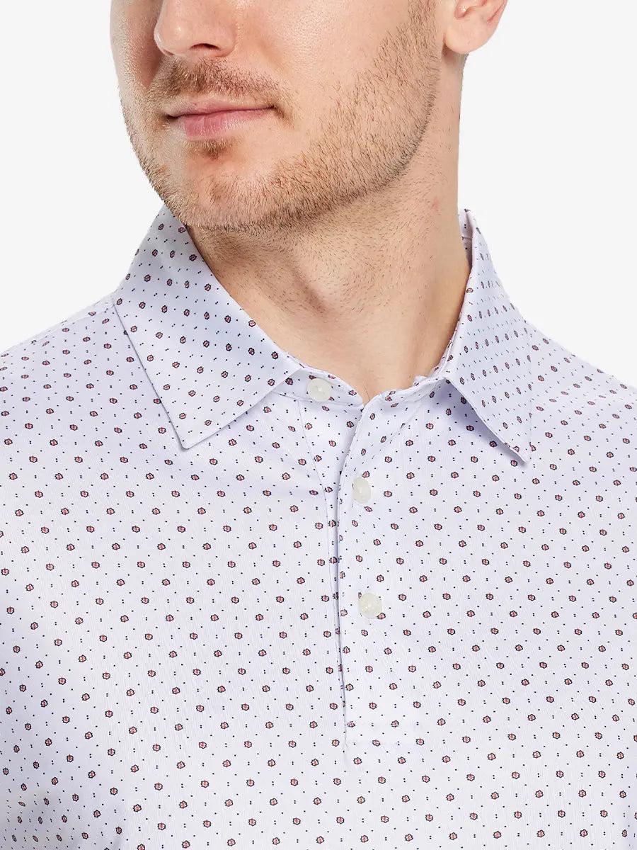 Performance Quick Dry Print Golf Polos