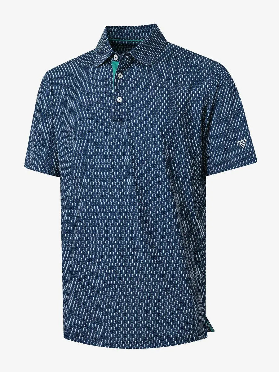 Performance Jersey Print Polo
