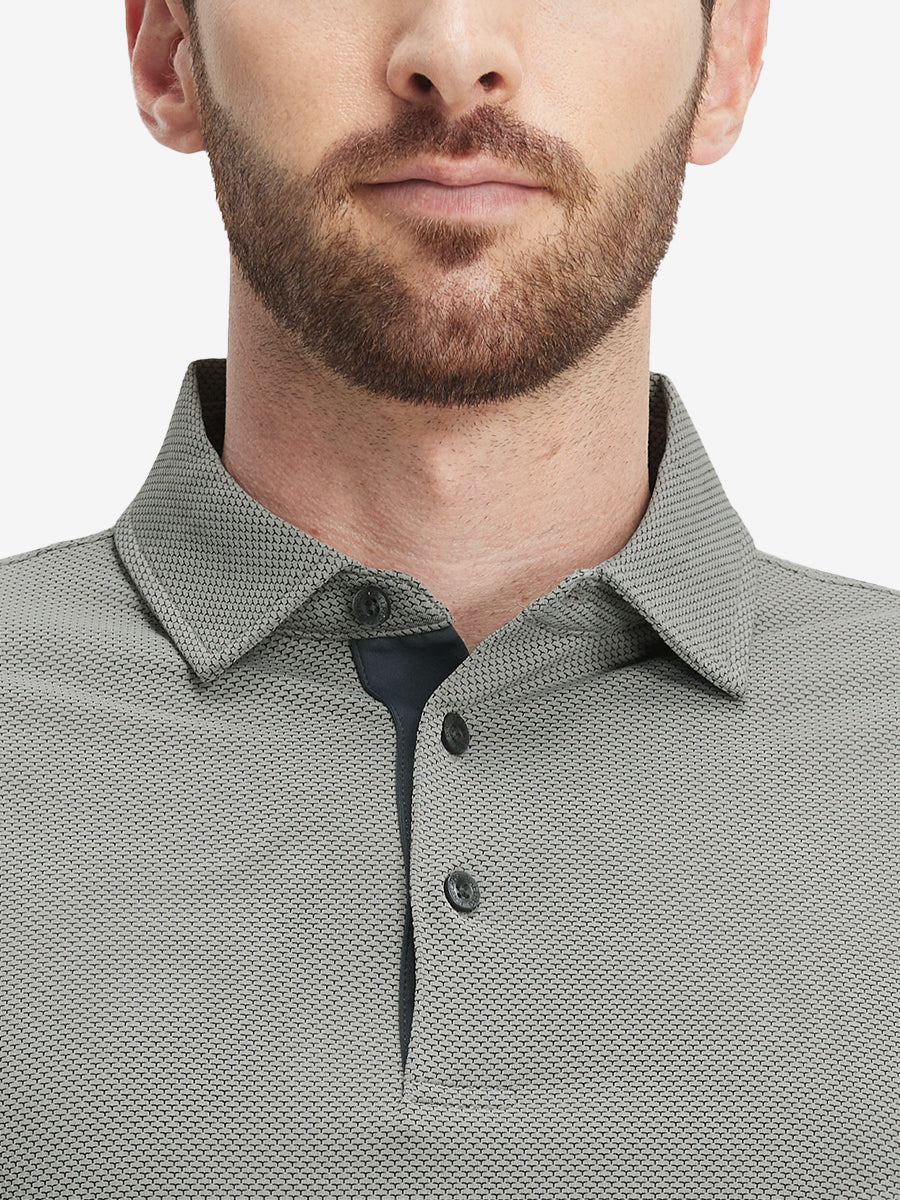 Feather Weight Jacquard Polo Shirts