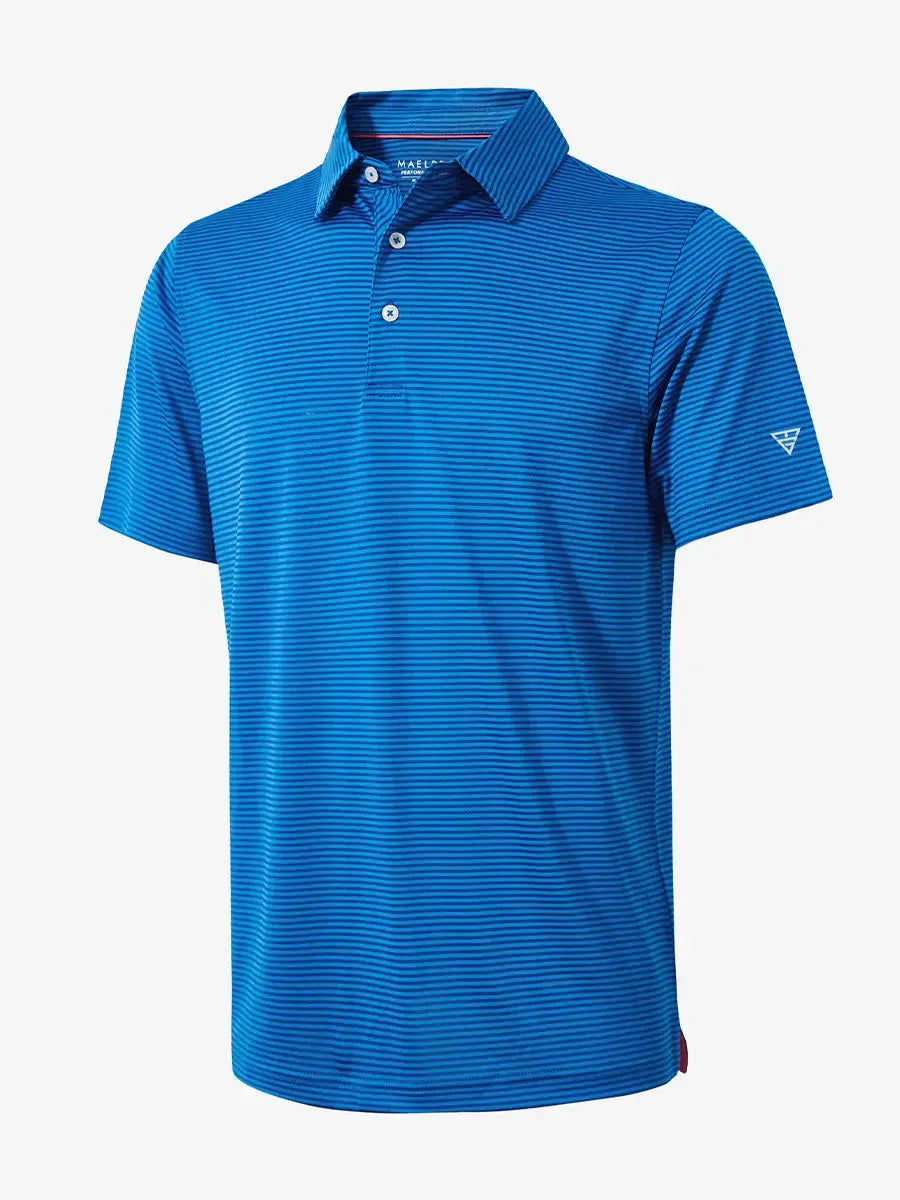 Cooling Stripe Golf Shirts