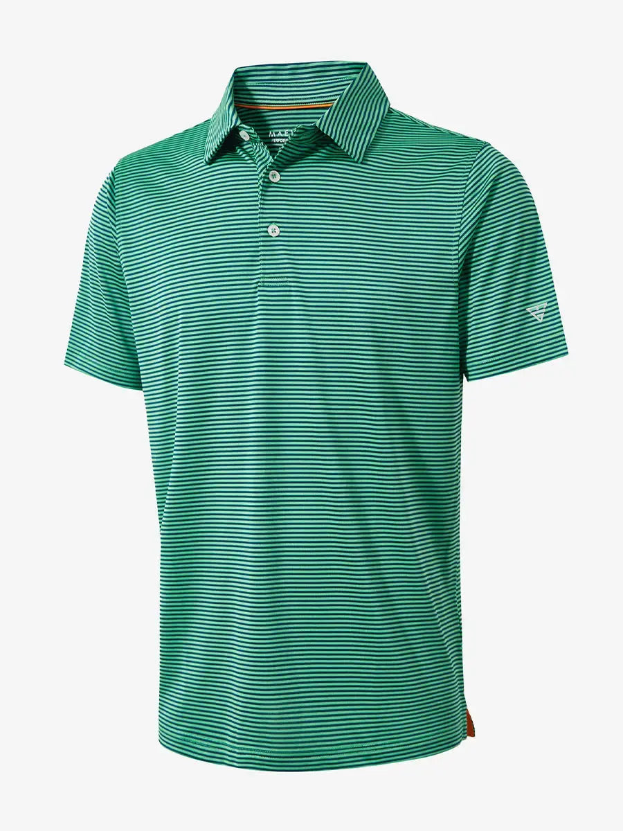 Cooling Stripe Golf Shirts
