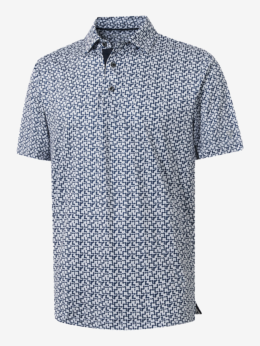 Performance Quick Dry Print Golf Polos
