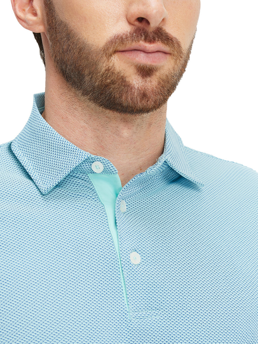 Feather Weight Jacquard Polo Shirts