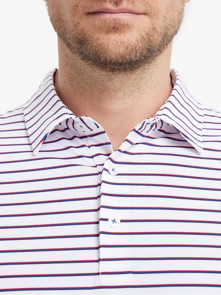 Popular Yarn Dyed Stripe Polo