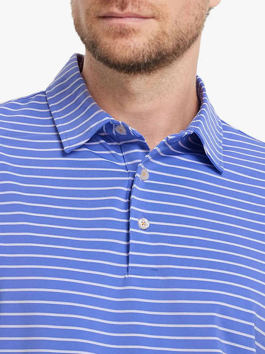 Popular Yarn Dyed Stripe Polo