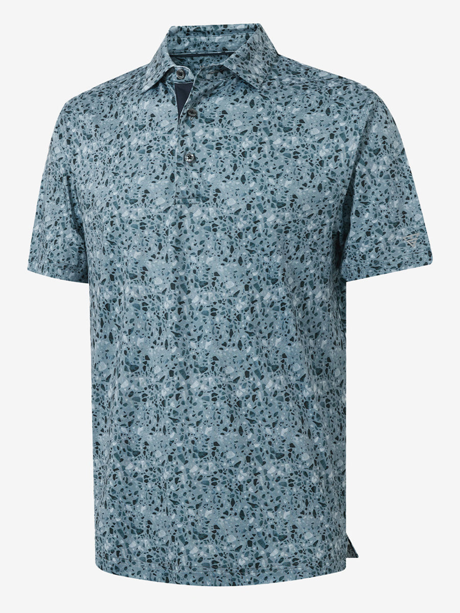 Performance Quick Dry Print Golf Polos
