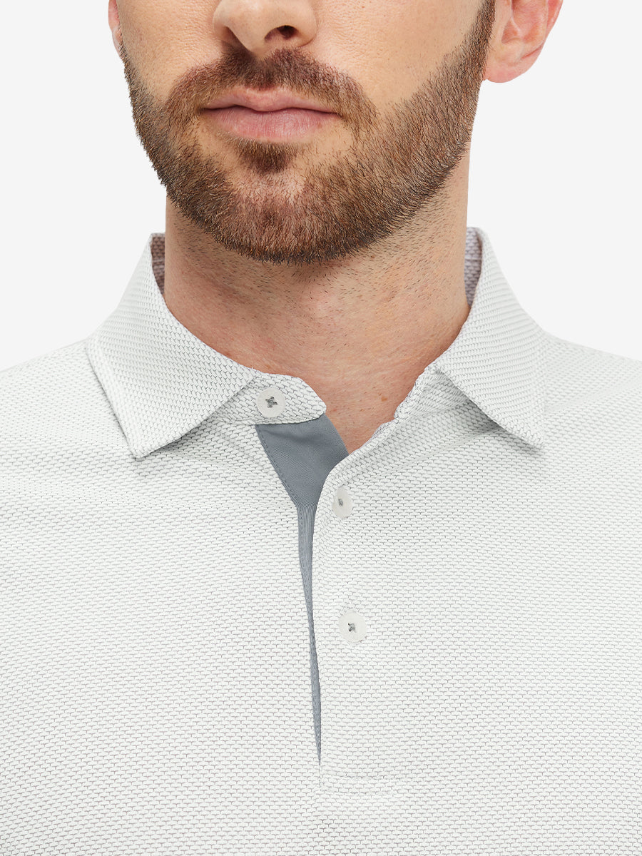 Feather Weight Jacquard Polo Shirts
