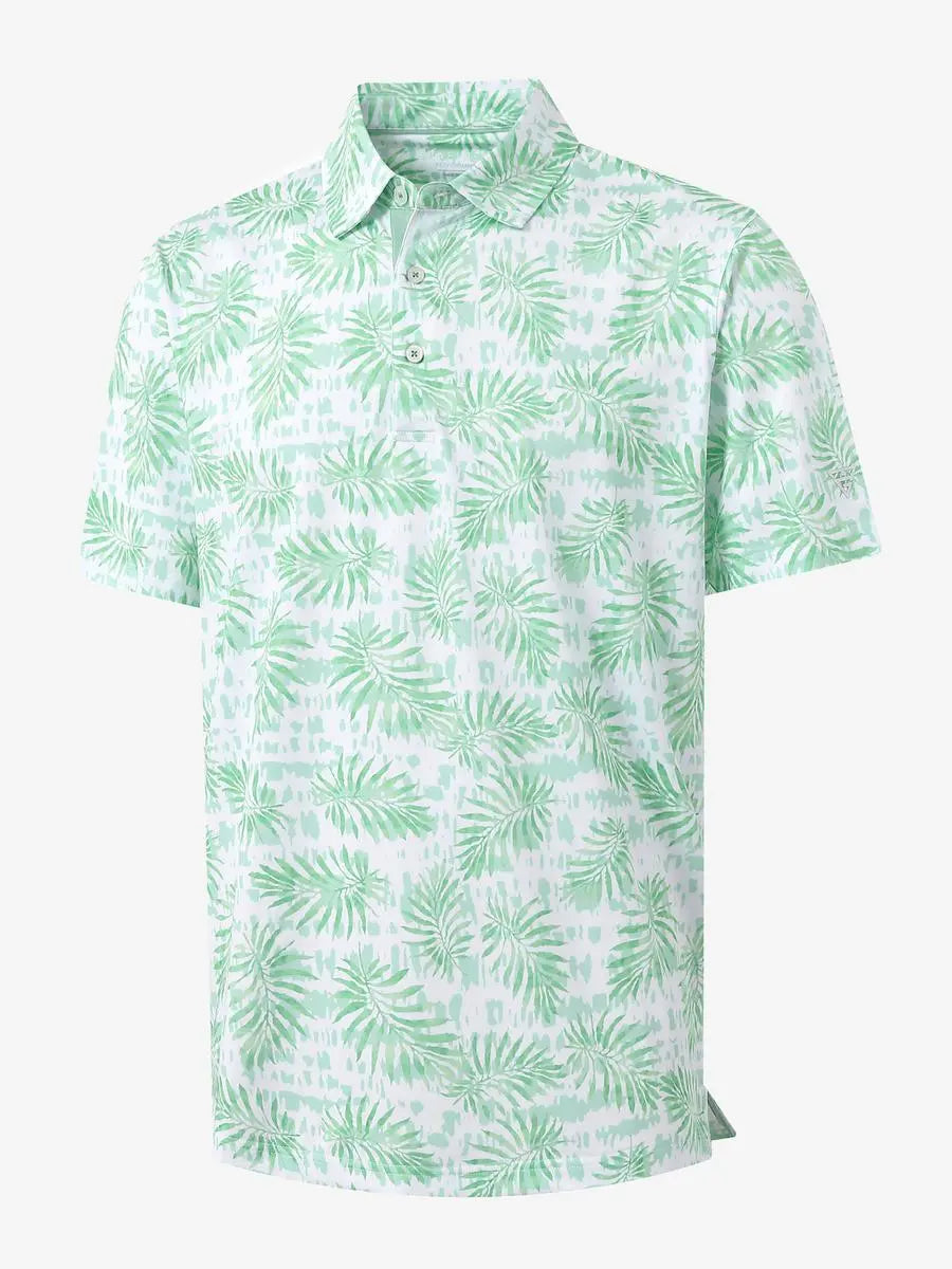 Performance Jersey Print Polo
