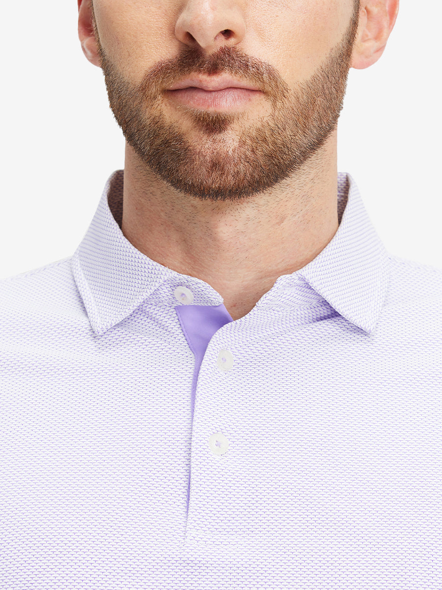 Feather Weight Jacquard Polo Shirts