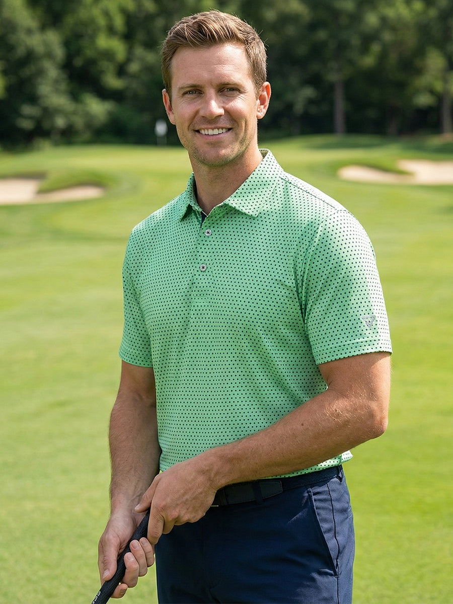 Performance Jersey Print Polo