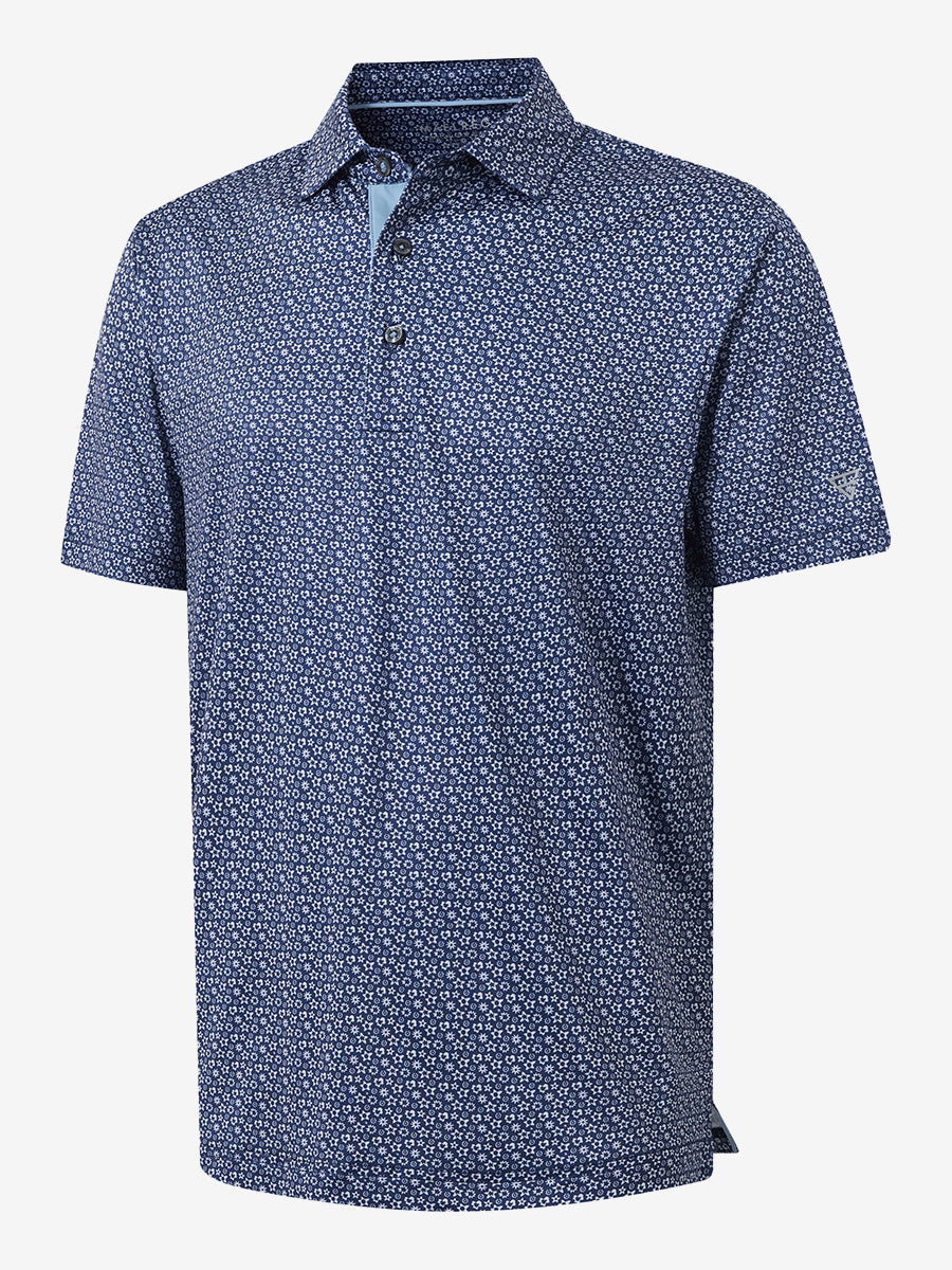 Performance Quick Dry Print Golf Polos