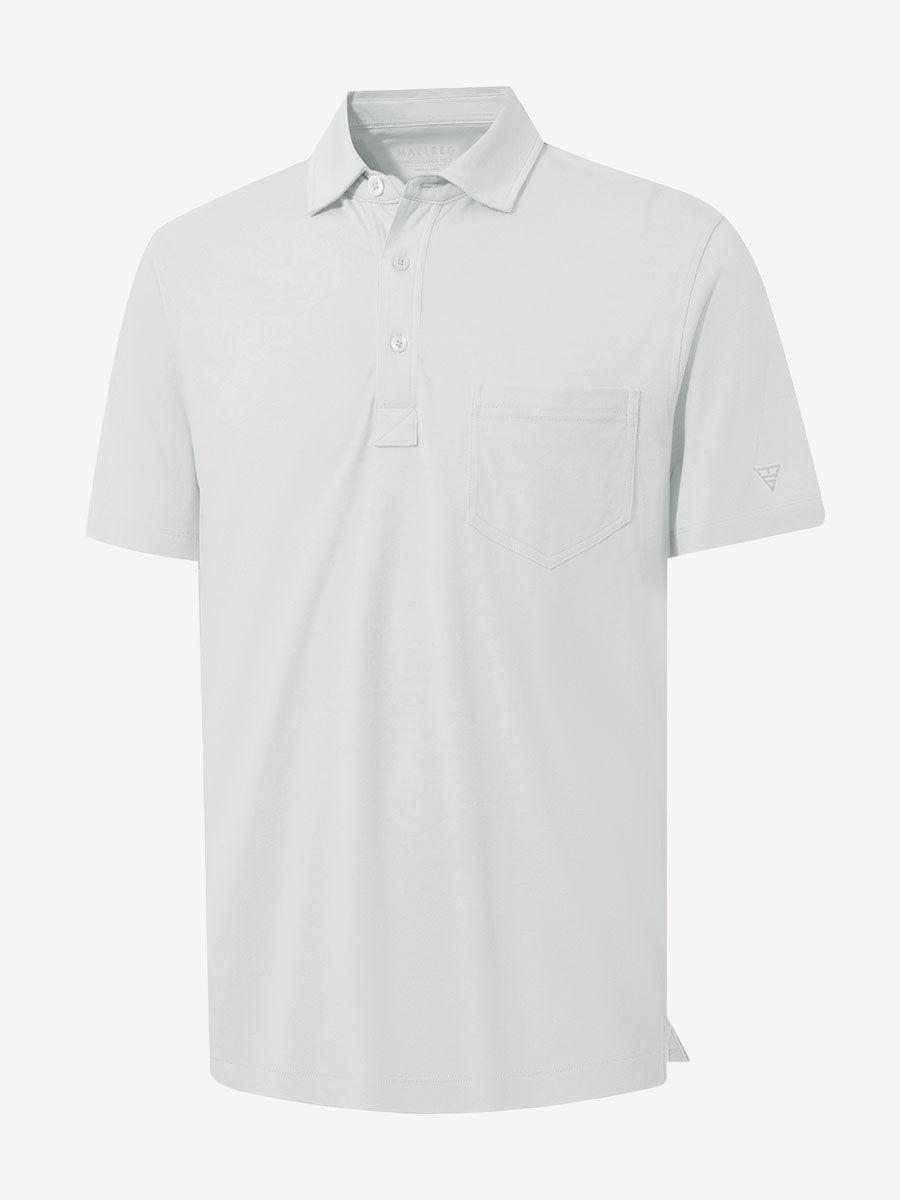 Comfy Cotton Blend Polo Shirts with Pocket