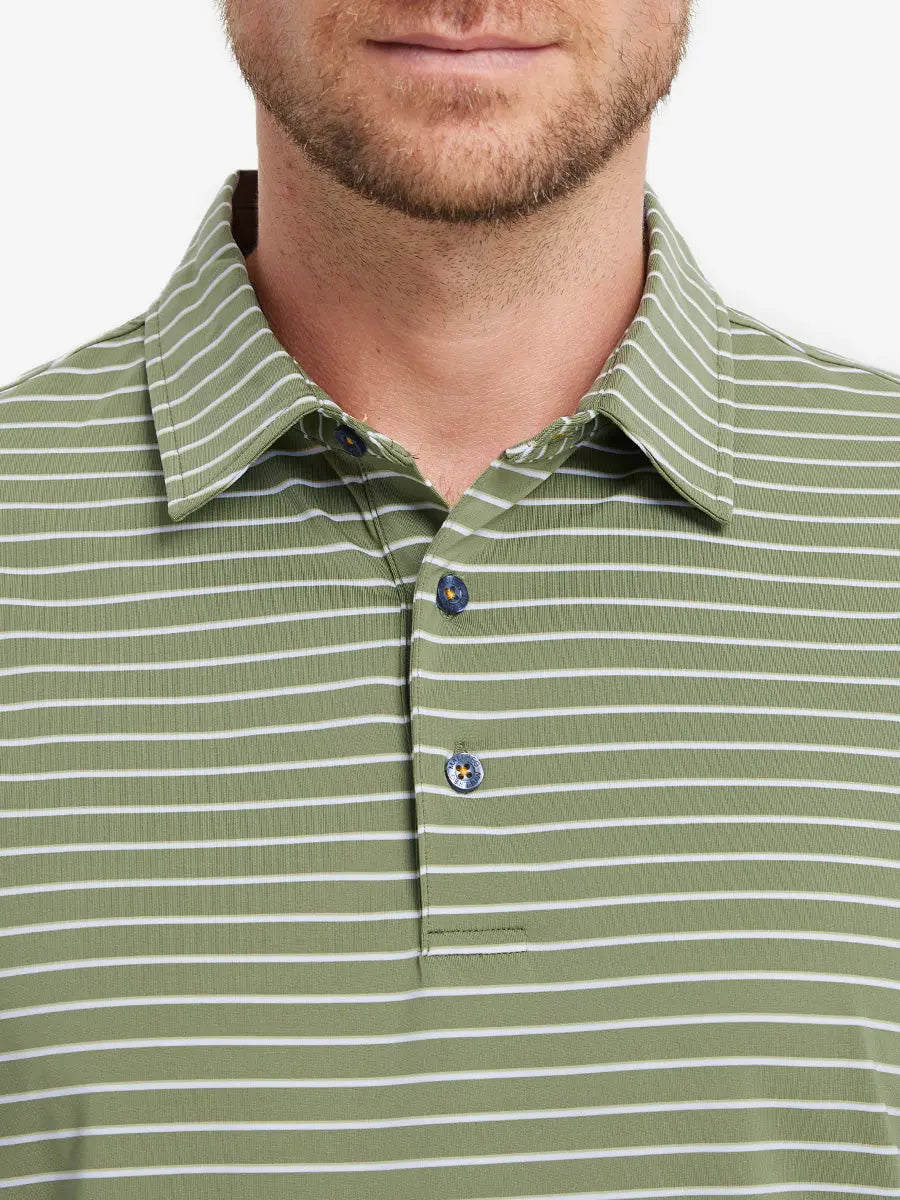 Popular Yarn Dyed Stripe Polo
