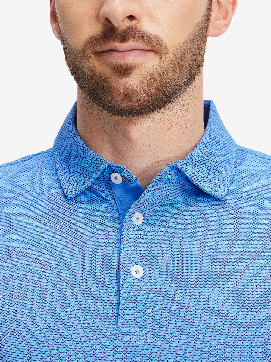 Feather Weight Jacquard Polo Shirts