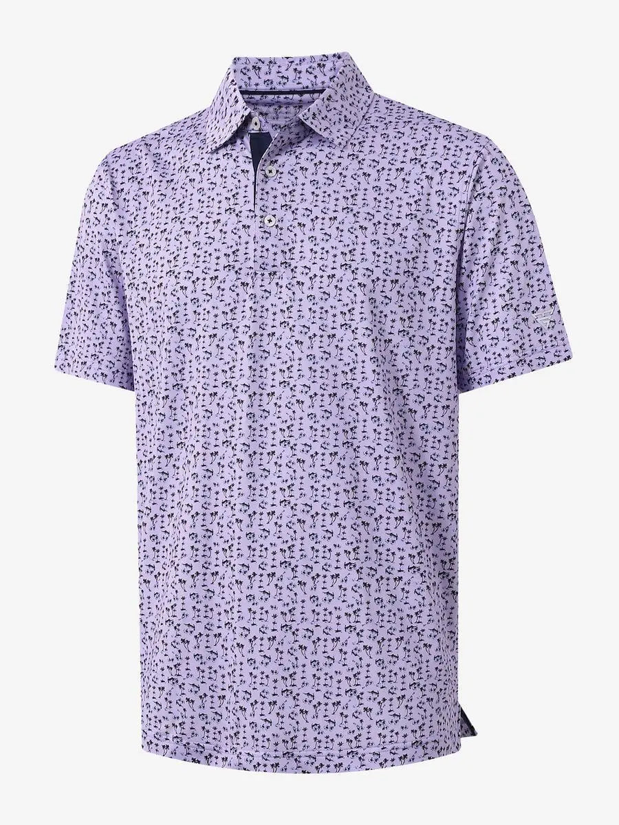 Performance Jersey Print Polo