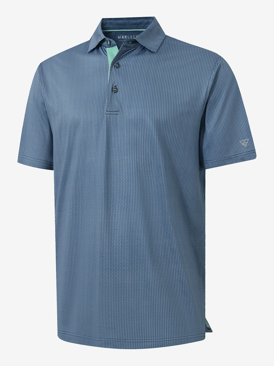 Performance Quick Dry Print Golf Polos