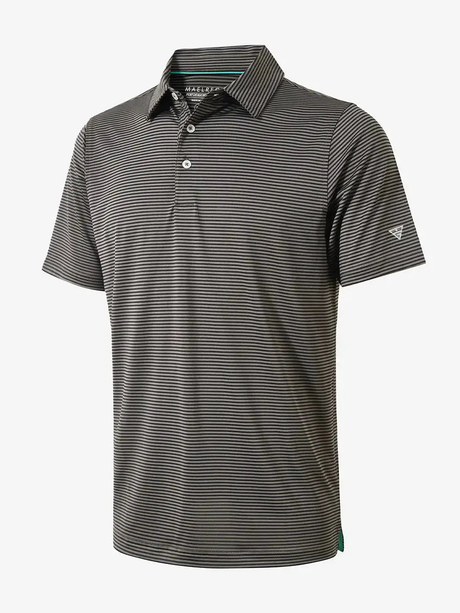Cooling Stripe Golf Shirts
