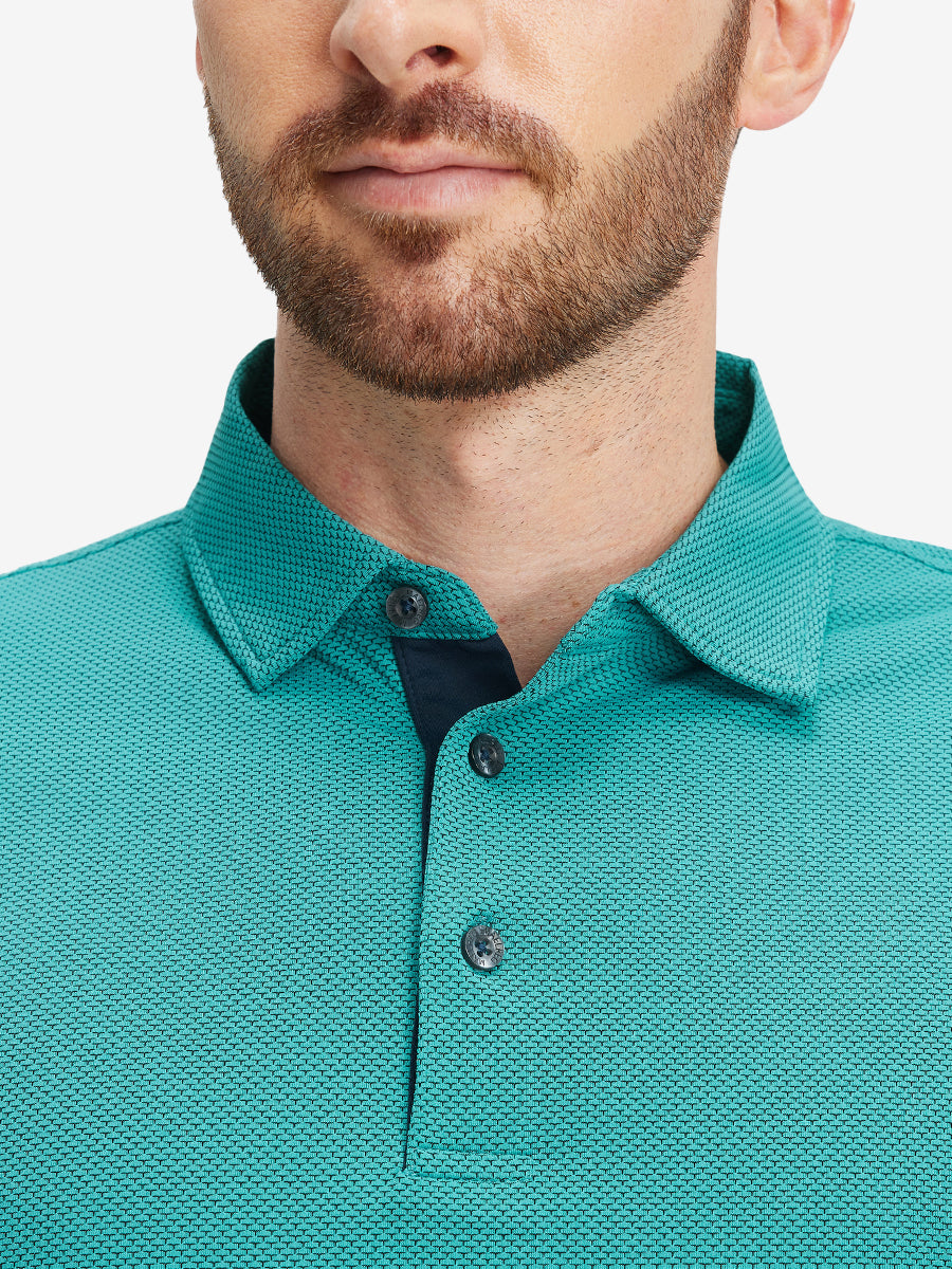 Feather Weight Jacquard Polo Shirts
