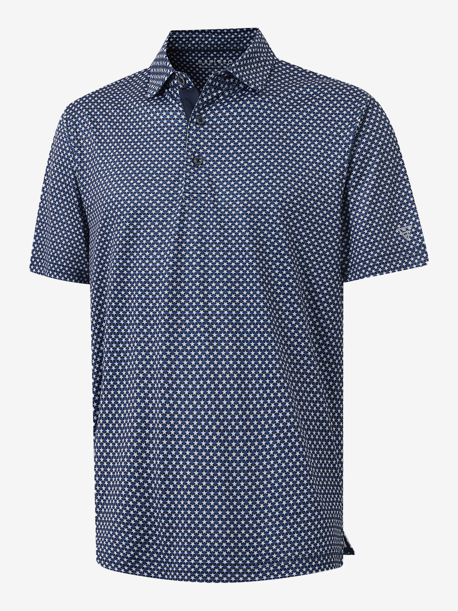 Performance Quick Dry Print Golf Polos