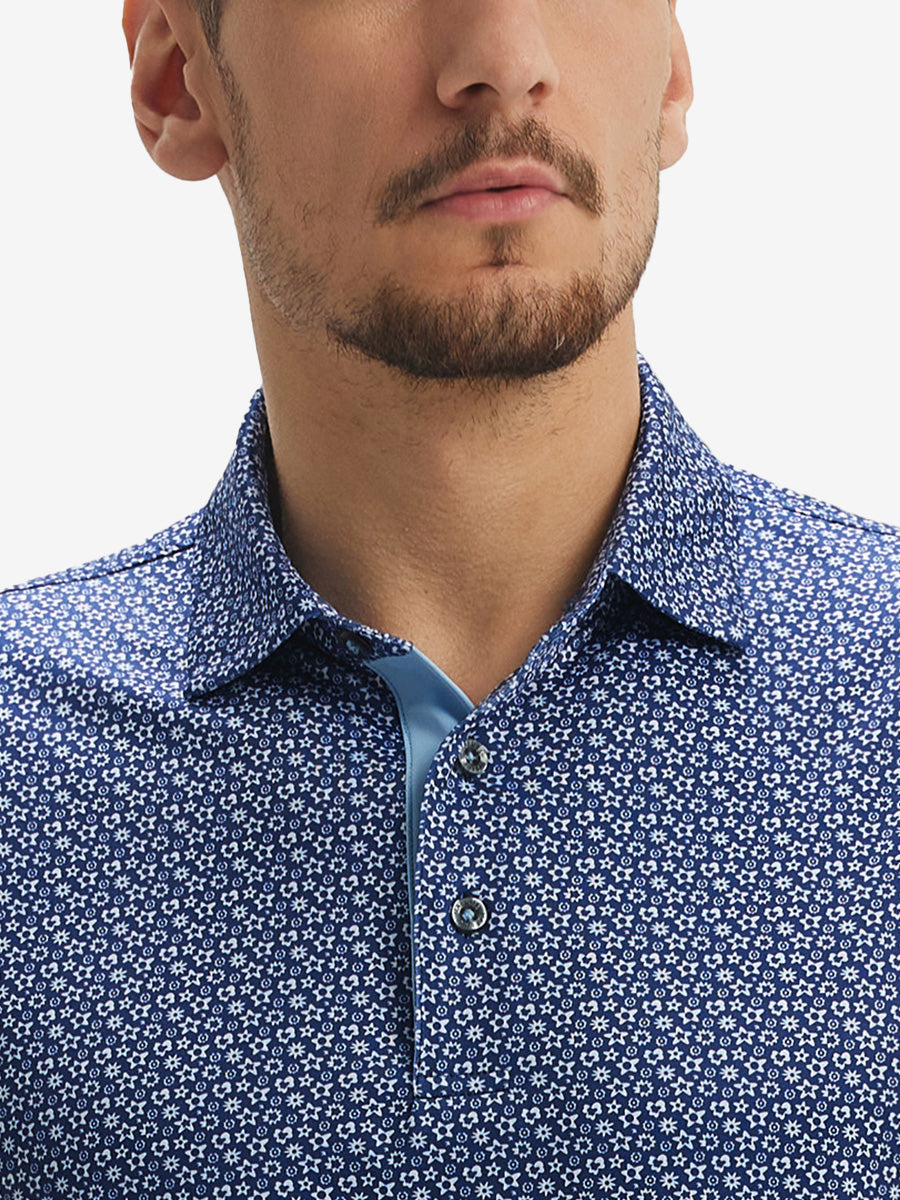 Performance Quick Dry Print Golf Polos