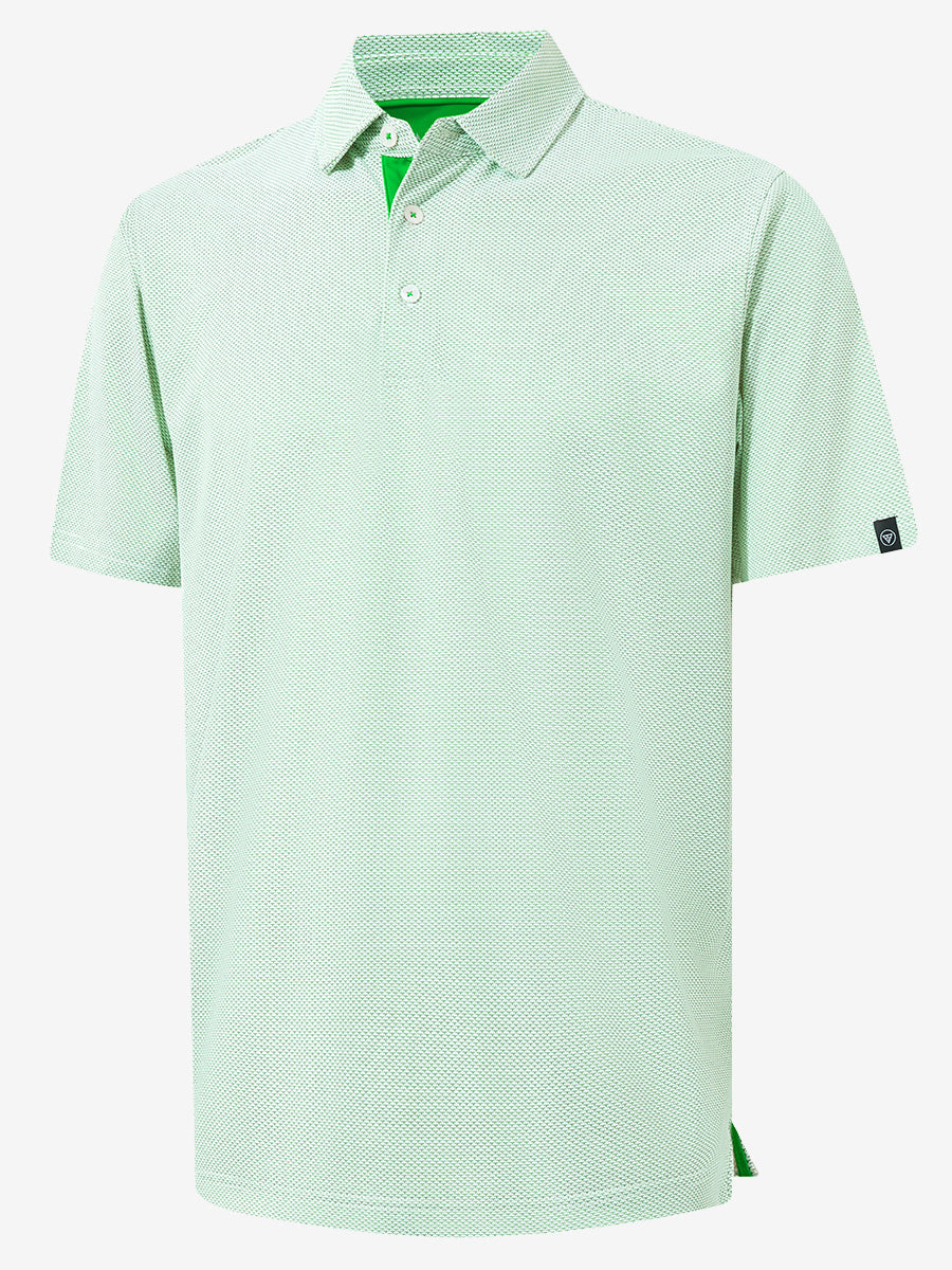 Feather Weight Jacquard Polo Shirts