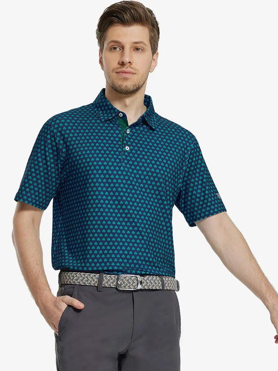 Performance Jersey Print Polo