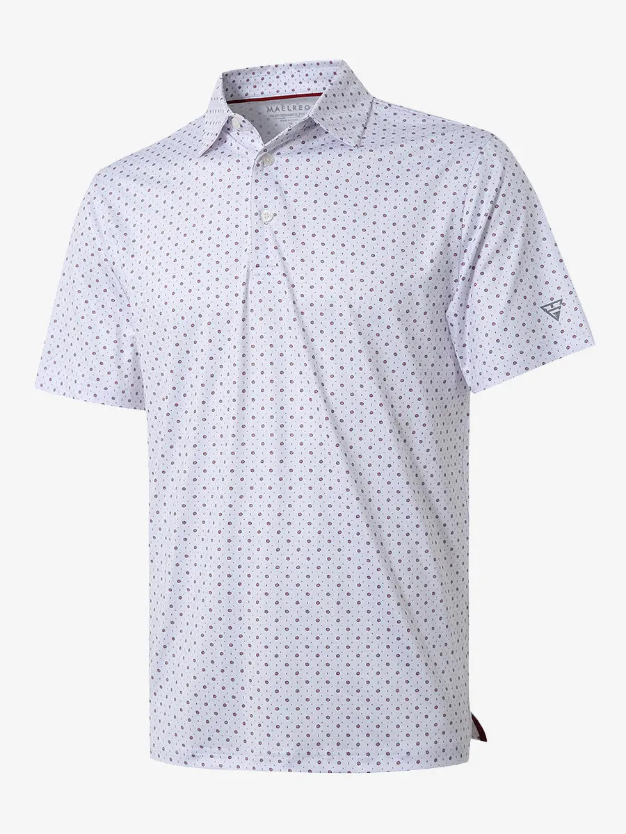Performance Quick Dry Print Golf Polos
