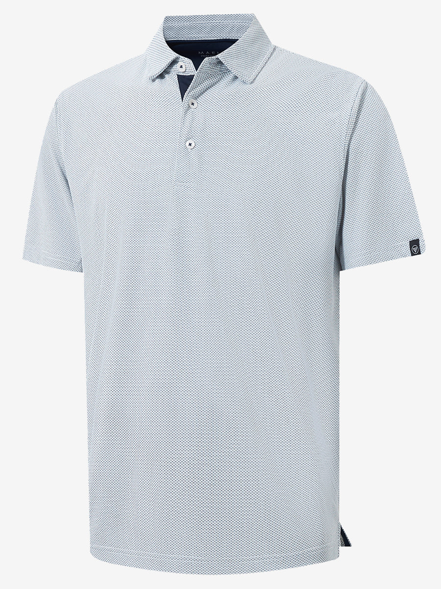 Feather Weight Jacquard Polo Shirts