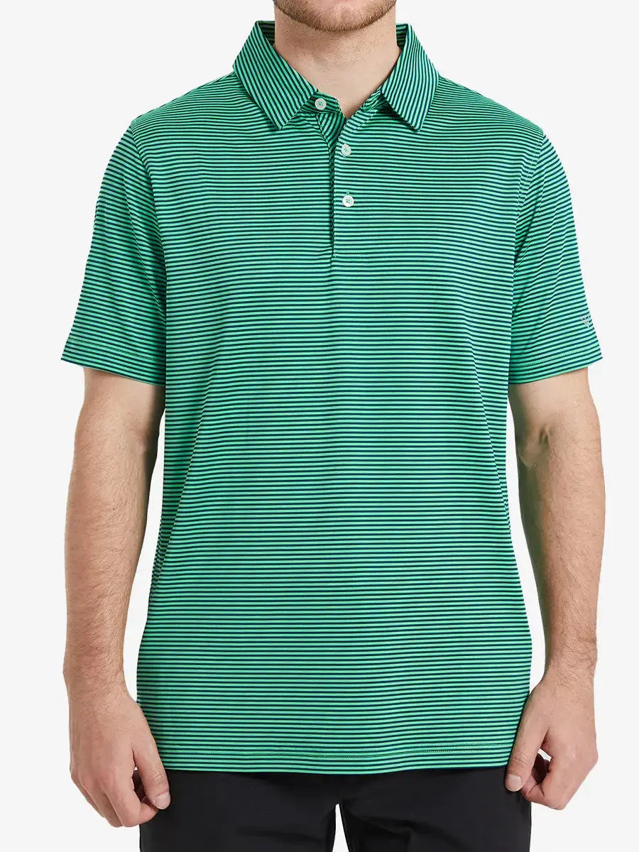 Cooling Stripe Golf Shirts