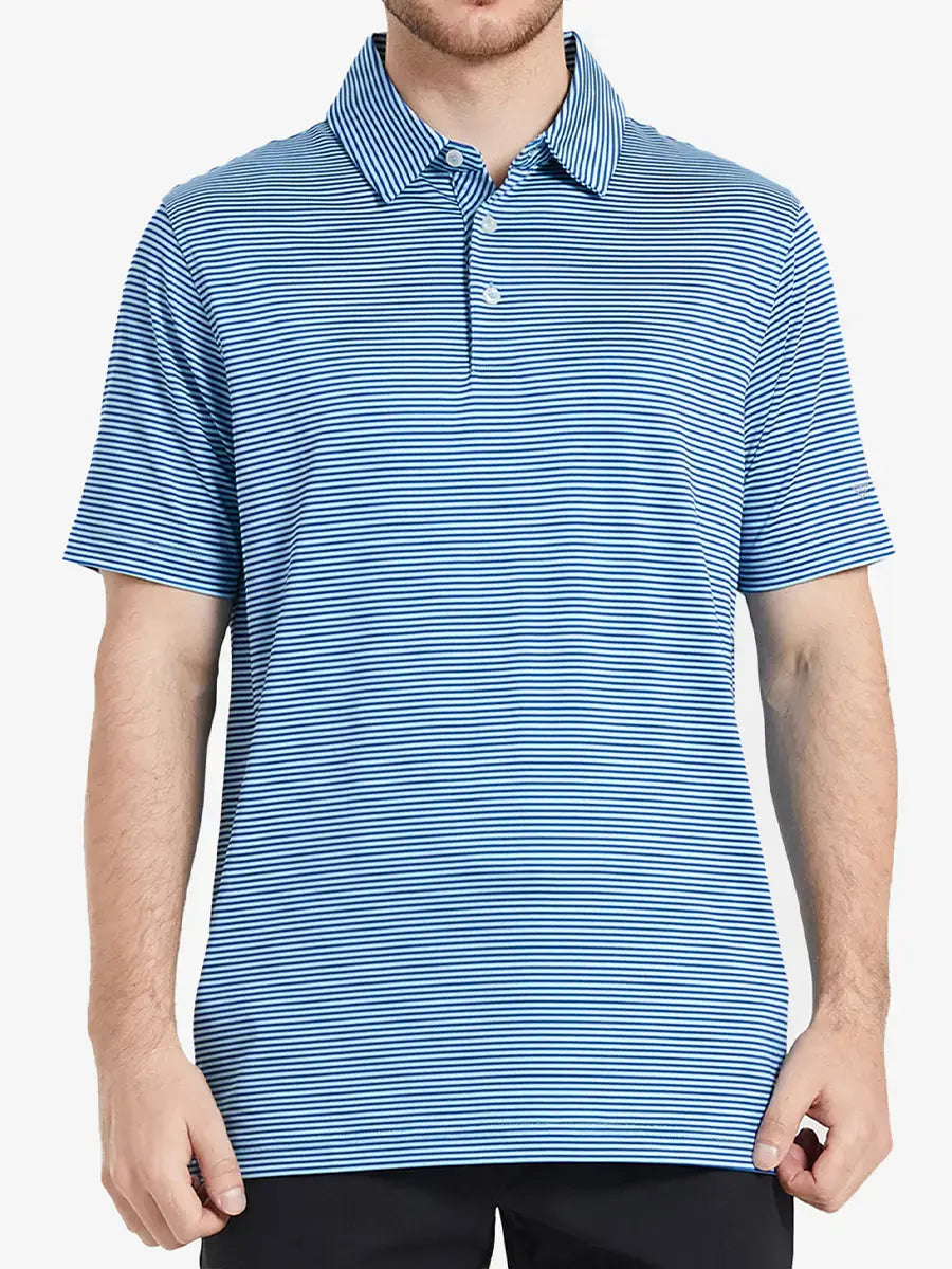 Cooling Stripe Golf Shirts