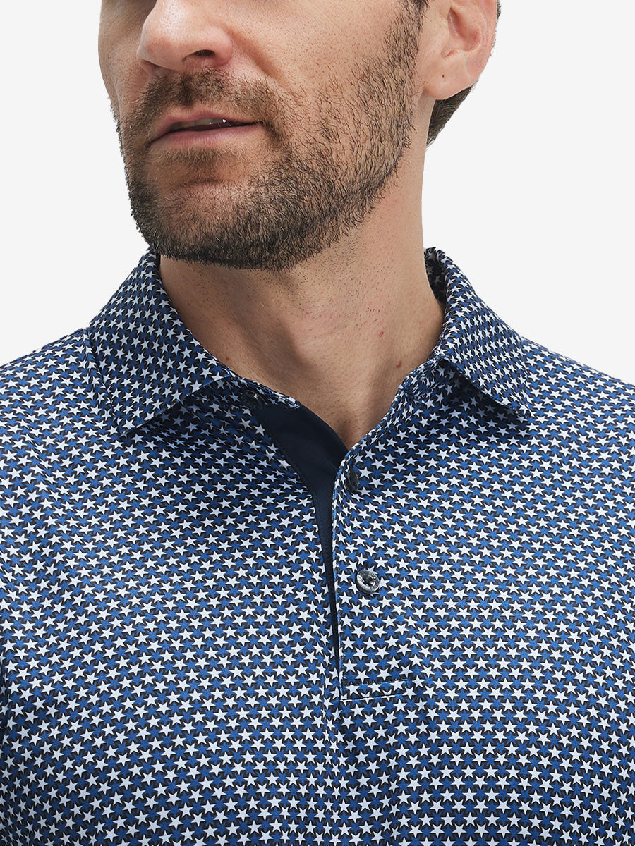 Performance Quick Dry Print Golf Polos