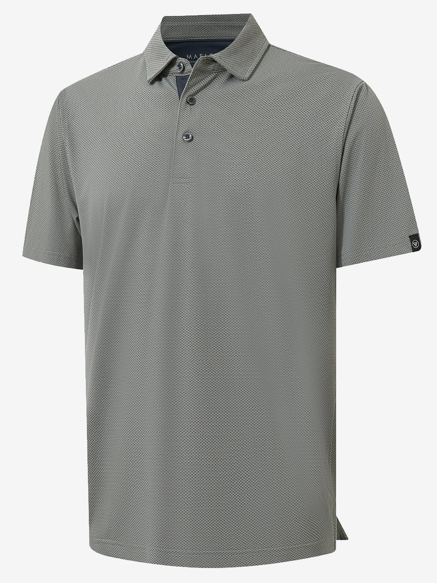 Feather Weight Jacquard Polo Shirts