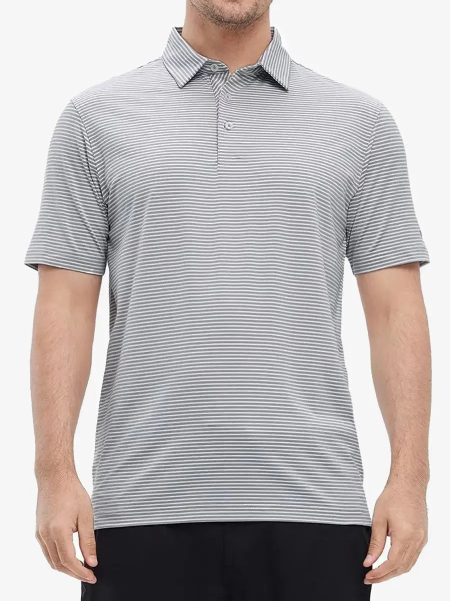 Cooling Stripe Golf Shirts