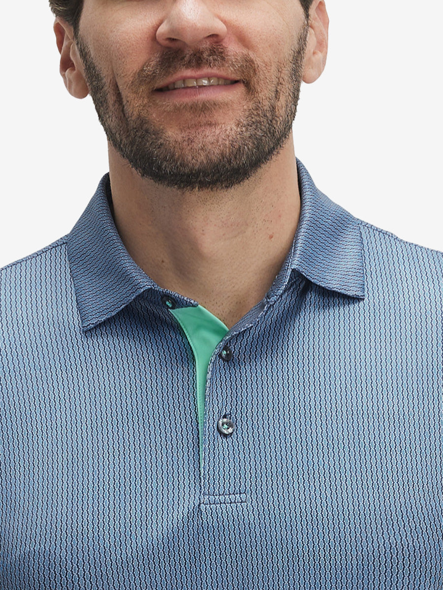 Performance Quick Dry Print Golf Polos