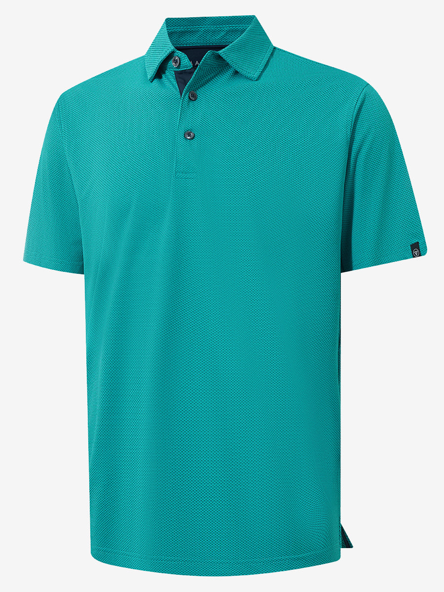 Feather Weight Jacquard Polo Shirts