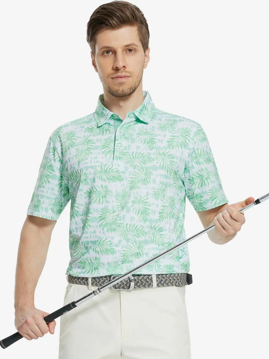 Performance Jersey Print Polo