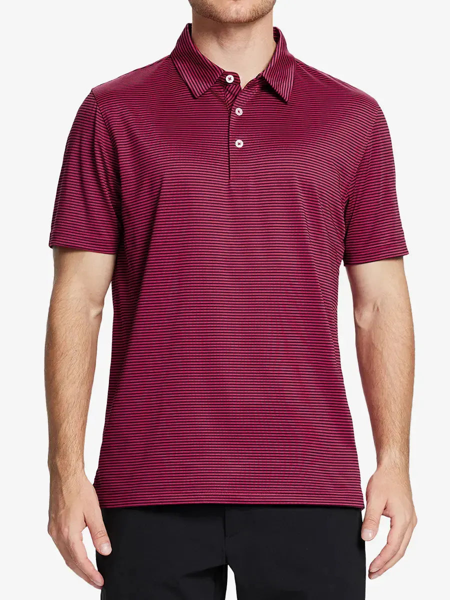Cooling Stripe Golf Shirts