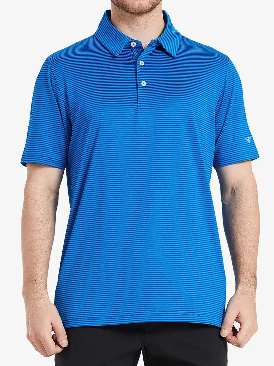 Cooling Stripe Golf Shirts