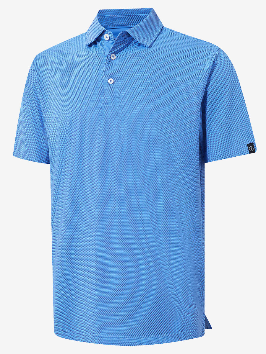 Feather Weight Jacquard Polo Shirts